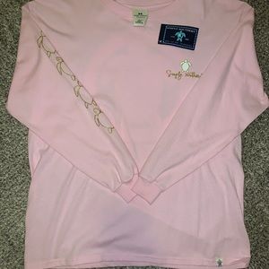 Pink Long Sleeve Simply Southern Tee